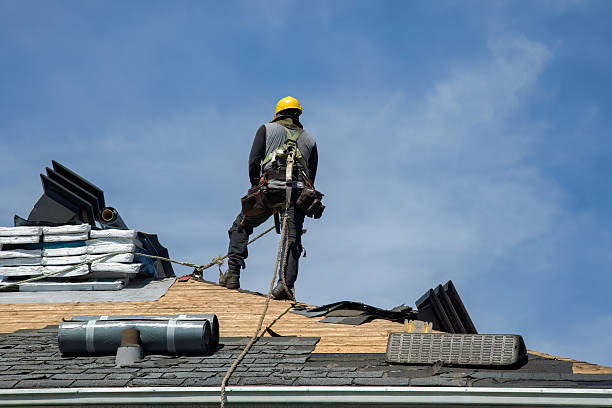 Professional Roofing technician working in Bradley Beach, NJ